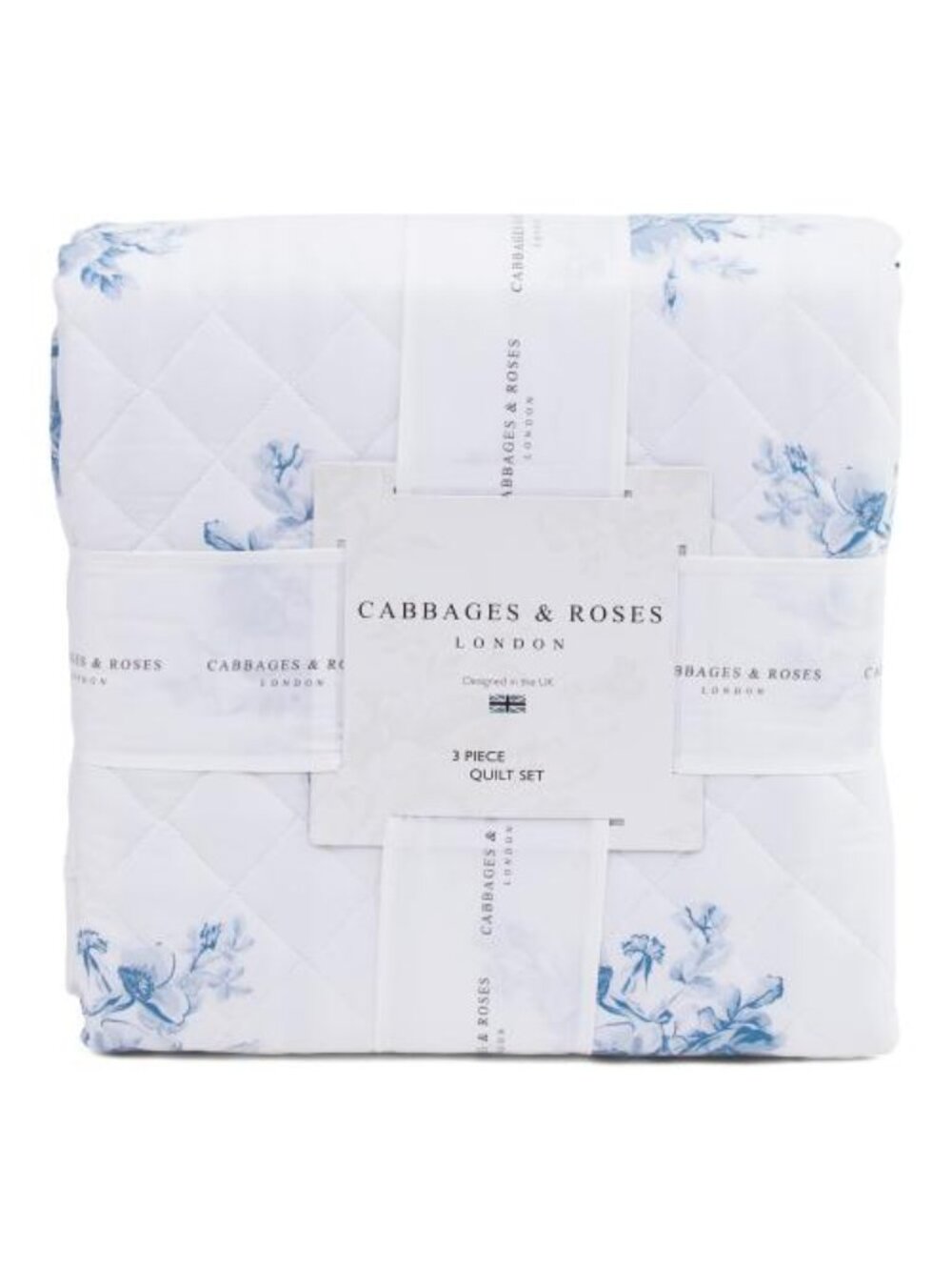 CABBAGES & ROSES Reversible Quilt Set